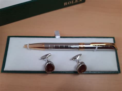 rolex ball point pen replica cufflink